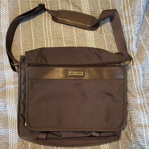 Hartmann Bag Chocolate Brown Laptop‎ Briefbag Crossbody Work Leather